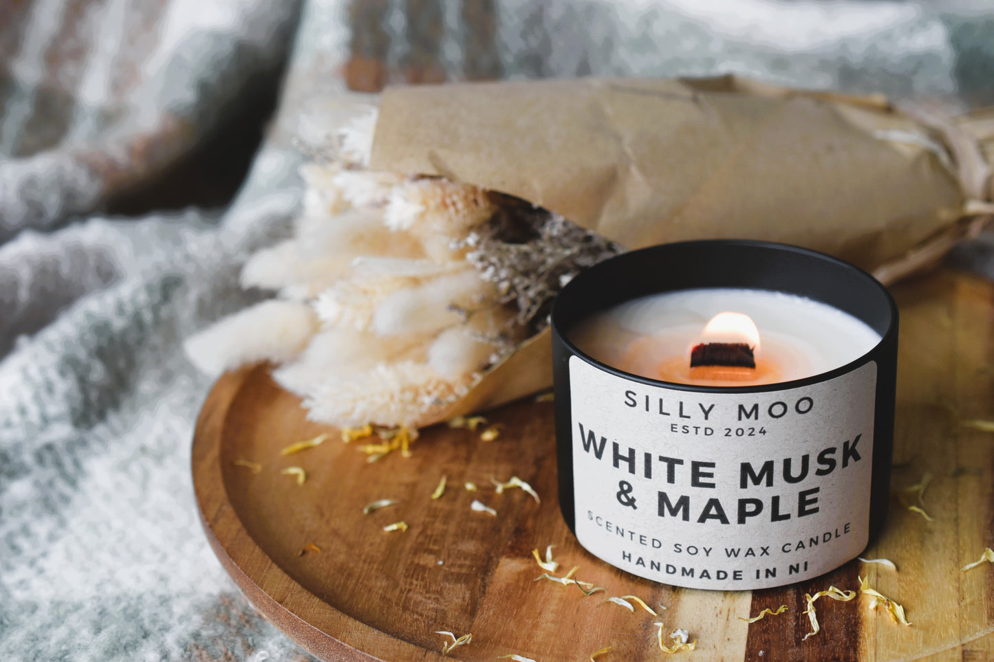 Candle Tin - Wooden Wick